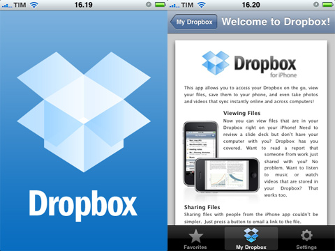 Dropbox-Avvio