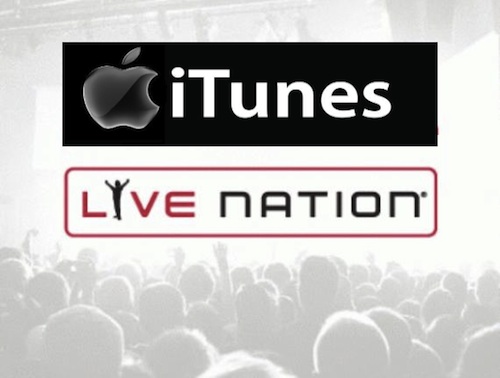 Apple e Live Nation: i concerti sono su iTunes