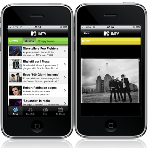 iMtv: nasce la "iPhone Music Television"