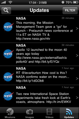 NASA Updates