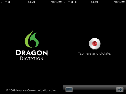 Dragon Dictation, dettare al proprio iPhone gratis