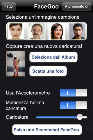 FaceGoo-Impostazioni
