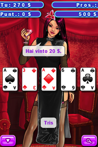 Sexy Poker 2009: l'unico strip poker disponibile in App Store