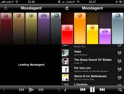 Moodagent: crea playlist immediate in base all'umore