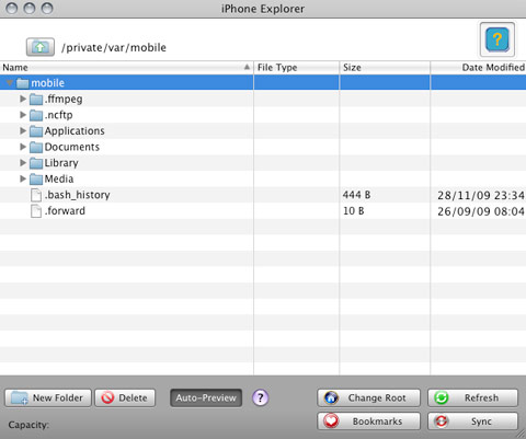 iPhone Explorer: un browser USB per Mac e PC