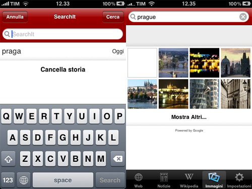 SearchIt, un motore di ricerca per iPhone senza fronzoli