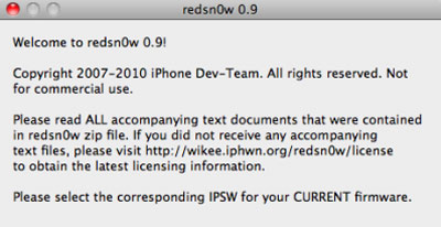 [U] iPhone Dev-Team rilascia redSn0w 0.9