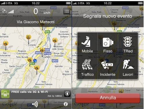 Autovelox Live - mai più multe grazie ad iPhone