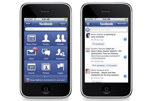 facebook iphone