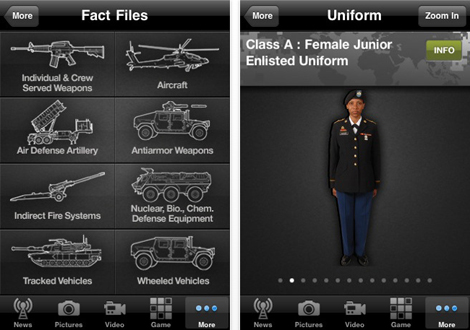 US Army News & Information: l'applicazione ufficiale dell'esercito americano per iPhone