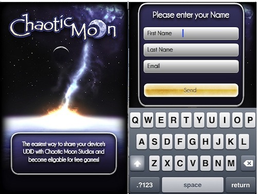 Chaotic Moon: l'App per diventare beta tester della Chaotic Moon Studios