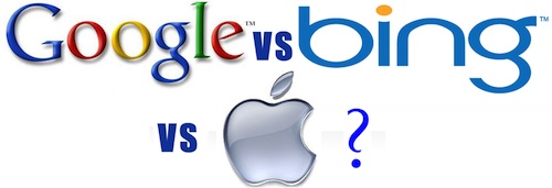 Google Bing Apple iPhone