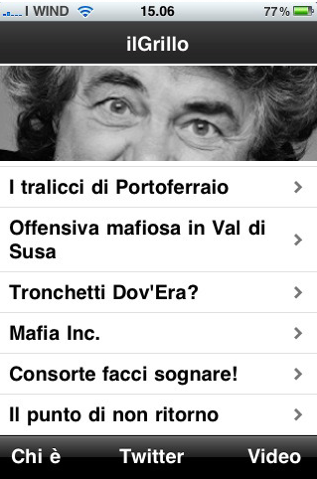 IlGrillo: l'applicazione dedicata al blog di Beppe Grillo (non ufficiale)