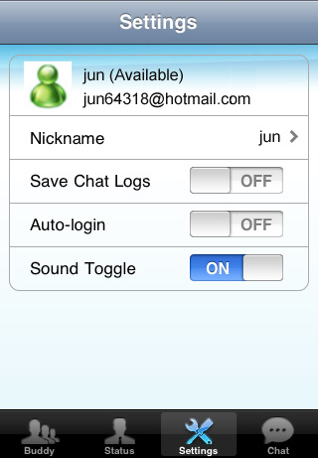 iMSN Live Messenger Free: un client messenger gratuito per iPhone e iPod touch