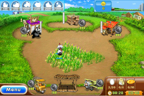 Farm Frenzy 2: un clone del gioco Farmville per iPhone