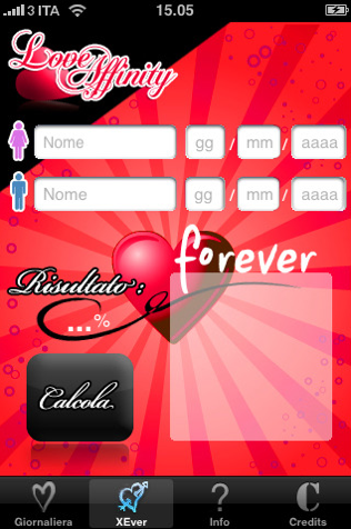 LoveAffinity: calcola l'affinità tra due persone con iPhone e iPod touch