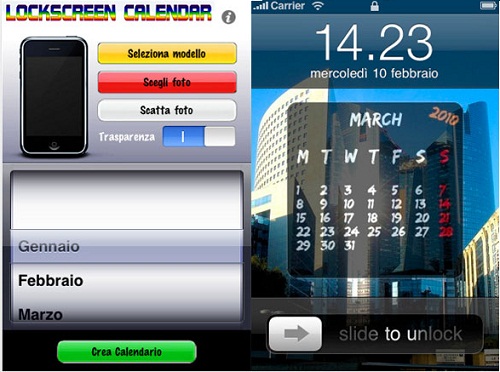 LockScreen Calendar, portiamo il calendario nella nostra Lockscreen