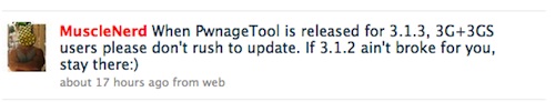 PwnageTool per iPhone 3.1.3 in arrivo, parola di MuscleNerd