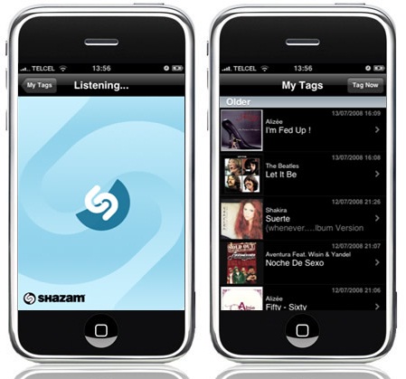 Shazam per iPhone