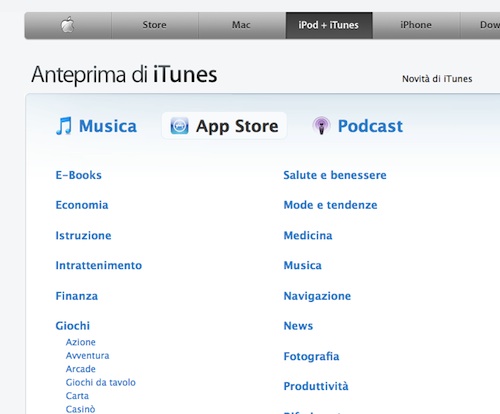 anteprima di iTunes