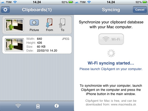 ClipAgent, un gestore per la clipboard del vostro iPhone