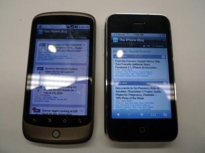 iPhone vs Nexus One