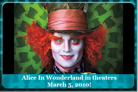 Alice in Wonderland, sbarca su App Store il gioco ufficiale del film di Tim Burton