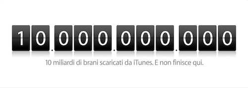 iTunes Store: scaricata la 10 miliardesima applicazione