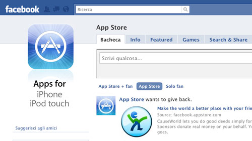 App Store Facebook