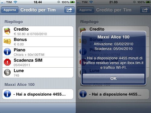 Credito per Tim update 1.1