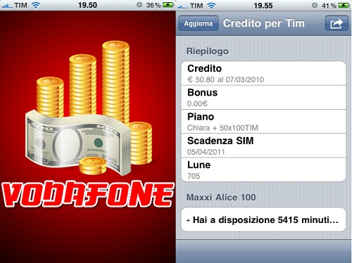 Credito per Vodafone-Tim-Wind