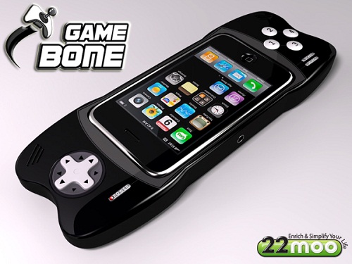 Gamebone, un supporto per giocare con l'iPhone attraverso i tasti fisici