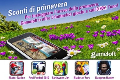 Gameloft sconti primavera