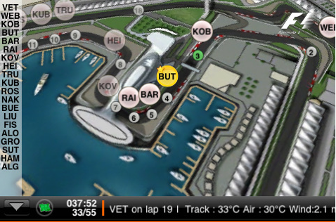 F1™ 2010 Timing App: applicazione ufficiale della Formula 1 per iPhone