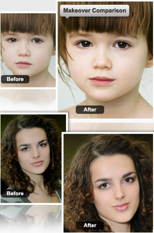 Photo Makeover: abbellire viso raffigurato in una foto su iPhone