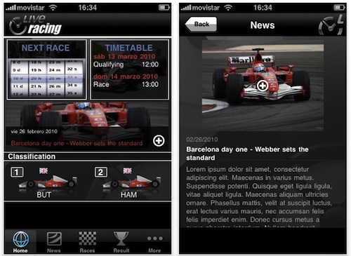Formula 1™ Live Racing 2010: tutte le news in tempo reale dalle piste