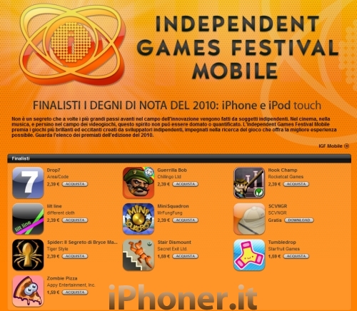 Nuova sezione App Store