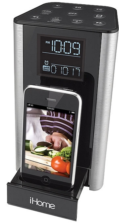 iHome iP39SZC: una dockstation per iPhone da tenere in cucina