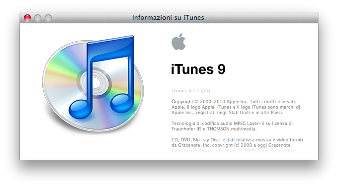 Apple rilascia iTunes 9.1.1, Musclenerd invita a non aggiornare