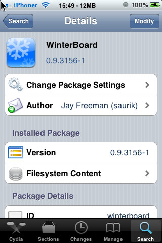 Winterboard-Cydia