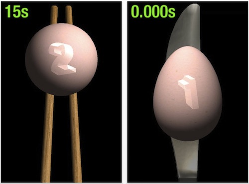 Egging: l'uovo equilibrista