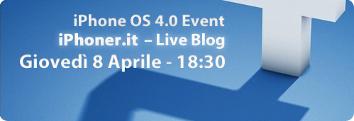 iPhone OS 4.0 Event – Live Blog su iPhoner.it