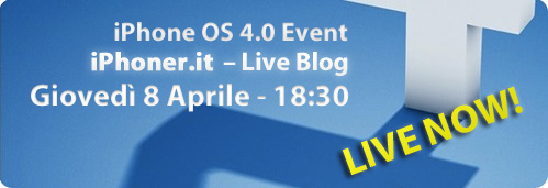 iPhone OS 4.0 Event: LIVE now!