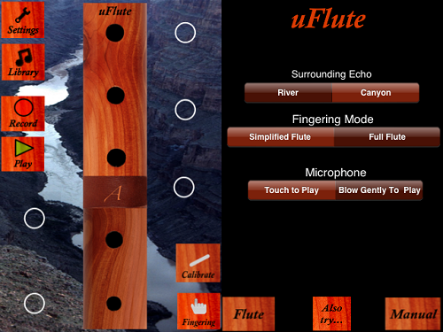 uFlute Lite: iPhone si può trasformare anche in un pratico flauto