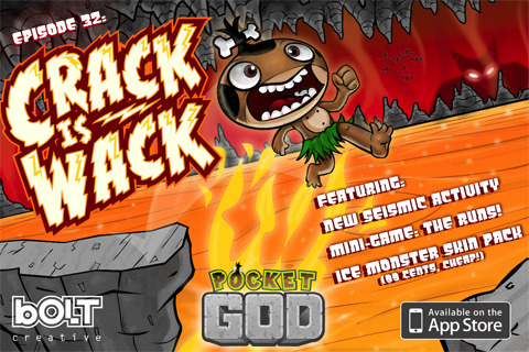 Pocket God: aggiornamento con nuovo mini game