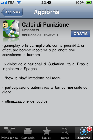 Calci di Punizione update 3.0