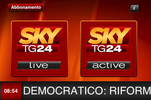 SKY TG24: tutte le news in streaming su iPhone