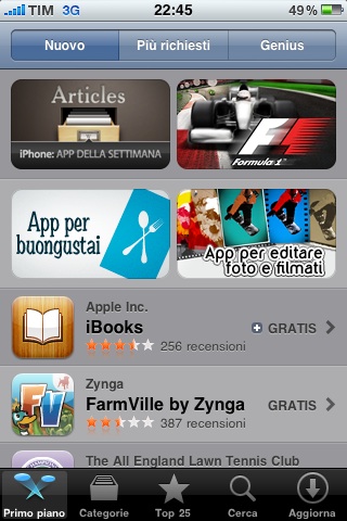 App Store categorie