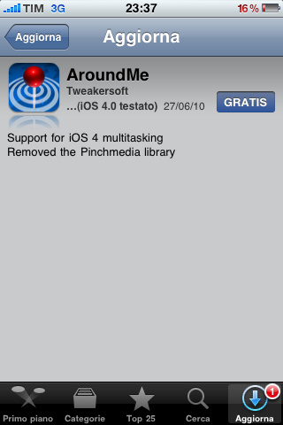 AroundMe update 4.0