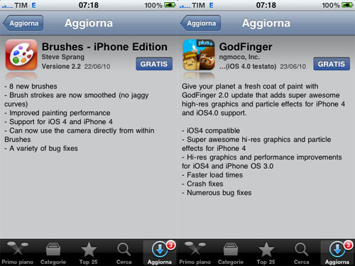 Brushes e GodFinger update